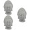 3 Unidades Estátua De Cabeça De Buda Para E Bonsai 9
