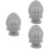 3 Unidades Estátua De Cabeça De Buda Para E Bonsai 8