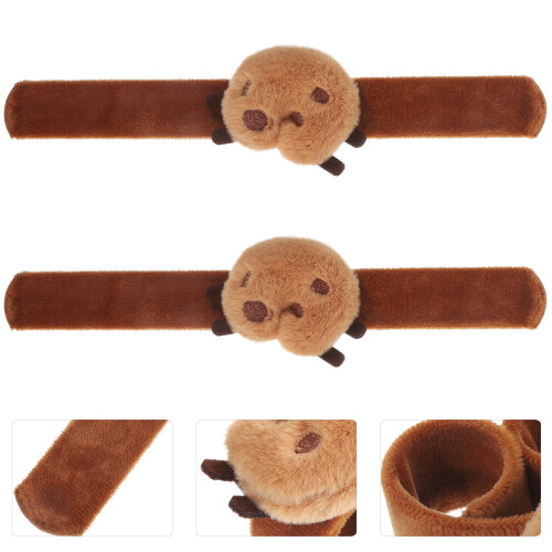 2 Unidades Pulseira Pelúcia Mini Acessório 2