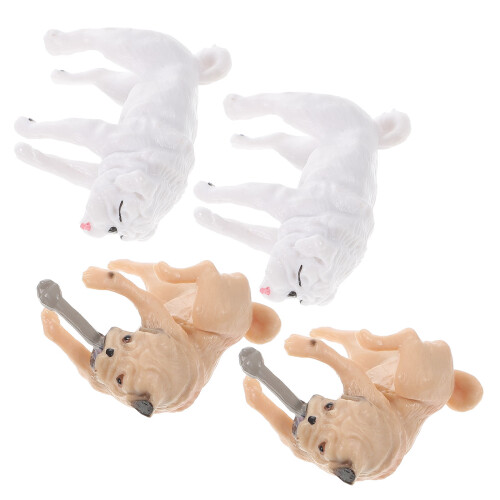 8 Unidades Figurinhas De Cachorro Para Decoração 2