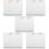 5Pcs Calendário DIY Memo Planejador Flip 10