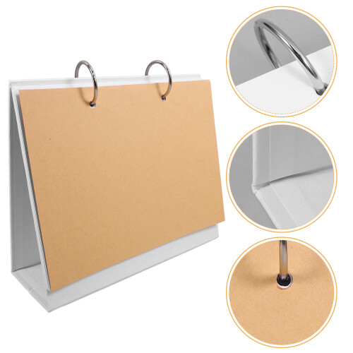 5Pcs Calendário DIY Memo Planejador Flip 2