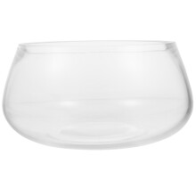 Round Fish Bowl Transparente Casca Pequeno