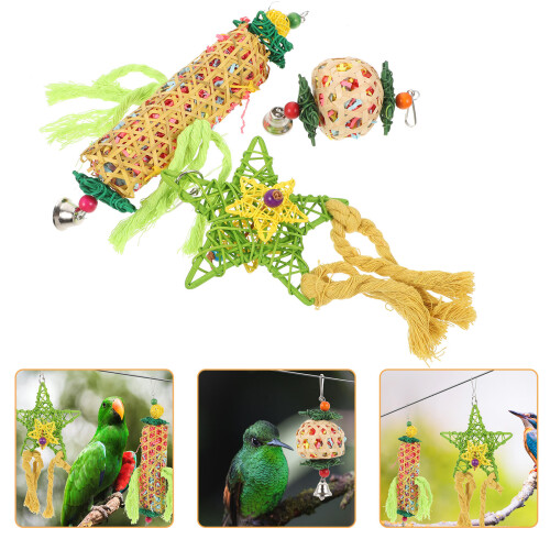 6 Unidades Brinquedo Suspenso Mastigável Para E
