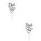 2Pcs Cruz De Metal Para Túmulo, De Quintal Para 6