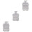 3Pcs Bolsa De Lavável Com Plugue Para As 2000Ml 5