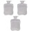 3Pcs Bolsa De Lavável Com Plugue Para As 2000Ml 3