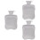 3Pcs Bolsa De Lavável Com Plugue Para As 2000Ml 6