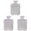3Pcs Bolsa De Lavável Com Plugue Para As 2000Ml 2