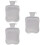 3Pcs Bolsa De Lavável Com Plugue Para As 2000Ml 7