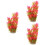 3Pcs Decoração Aquática Para De Grama Falsa 6