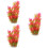 3Pcs Decoração Aquática Para De Grama Falsa 7