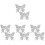 4 Pares De Clips De Com Para De Noiva 4