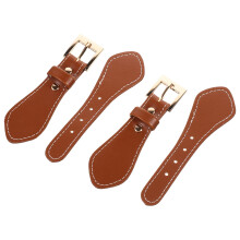 6 Stuks Pu Leer Toggle Knopen Voor Jaspand Sluiting Vest Kleding