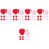 120 Stuks Gekleurde Wollen Harten Decoratie Accessoires 6
