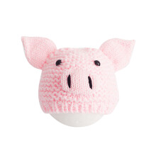 2St Baby Gebreide Mutsjes Roze Pig Knitted Foto Props Newborn