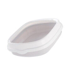 Semi-Omheinde Kattenbak Plastic Plasbestendig Inclusief Schepje