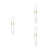 6 Stuks Lamp Legering Dochthulzen Vervangingsbrander 11