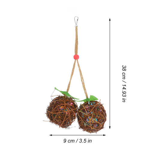 Foraging Parrot Toy Multi Vine 1pack Indoor Play 1