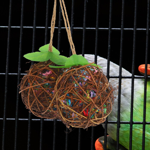 Foraging Parrot Toy Multi Vine 1pack Indoor Play 2
