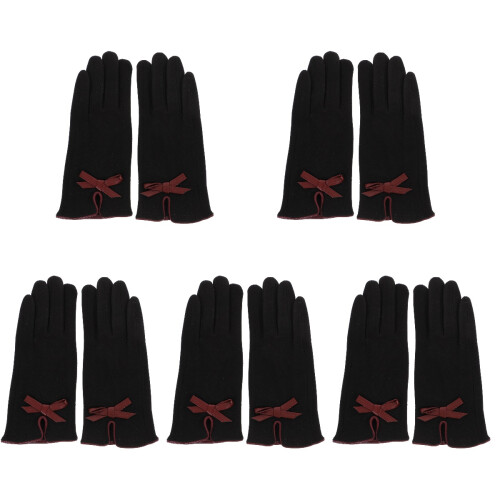 5 Paar Damen Thermohandschuhe Mit Touchscreenfunktion 1