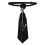 2Stk Polyester Vorgebunden Necktie Party Deko Elegant 1