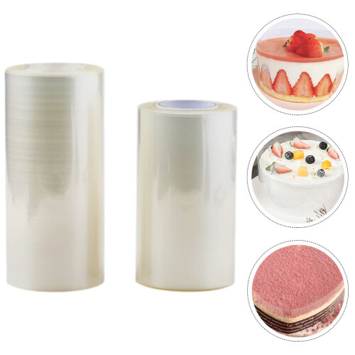 2 Rolls Kuchenringe Transparente Schokomousse Backumrandungen 1