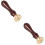 2 Sets Wiederverwendbarer Wachs-Stempel Mit Holzgriff 8