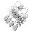 16 Pezzi Clip Per Fermacollo Scialle 2