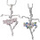 4 Pezzi Collana Con Ciondolo Ballerina E Per Clavicola 1