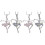 4 Pezzi Collana Con Ciondolo Ballerina E Per Clavicola 4