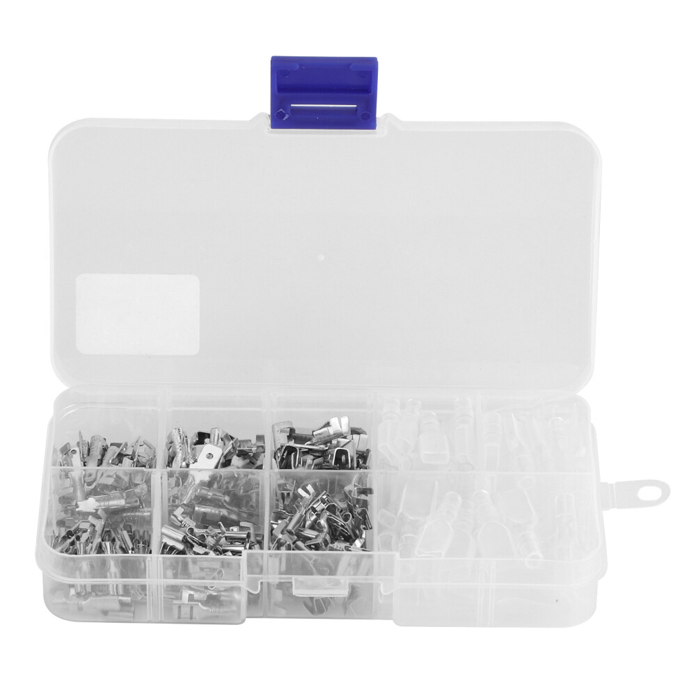210Pcs Electrical Terminals Kit 2.8/4.8/6.3Mm Connector Set 4951359847944