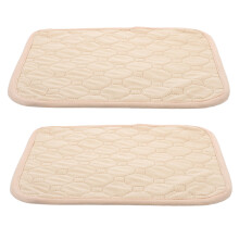 4Pz Liner Beige Morbidi Per Cavia Criceto Materassini Lavabili