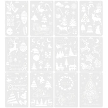 24St Kerst Stencils Voor Tekenen En Scrapbooking Hobbymateriaal