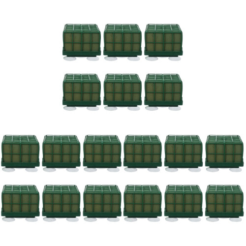 18 Peças Base Quadrada Com Sucção Para Flores 1