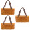 3Pcs Cesta Trançada Para , Legumes, , Acampamento 9