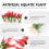 De 5 Peças Planta Aquática Artificial Plástico 11