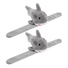 2 Unidades Pulseira De Pelúcia Com Fecho E Desenho