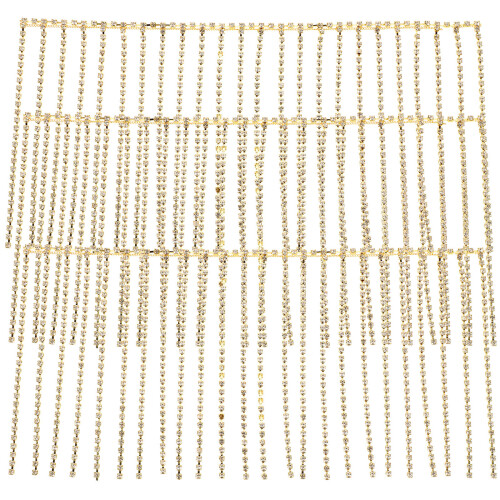 De Cadeia De Strass Para Roupas E Artesanato Com Borla 1