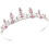 Elegant Tiara De Cristal Faixa Para 10