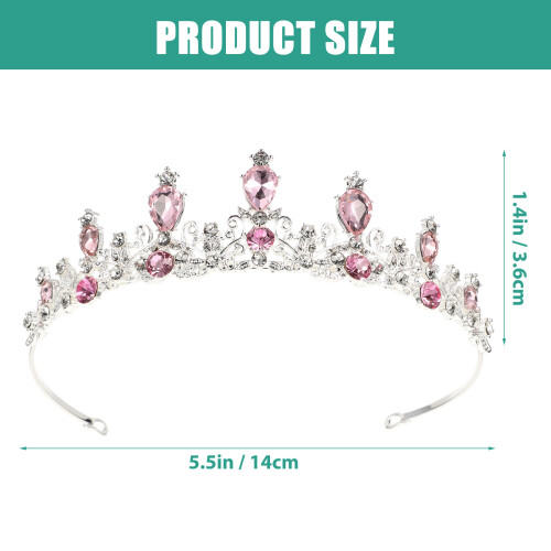 Elegant Tiara De Cristal Faixa Para 1