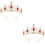 2 Unidades Tiara Coroa De Para Noiva 8