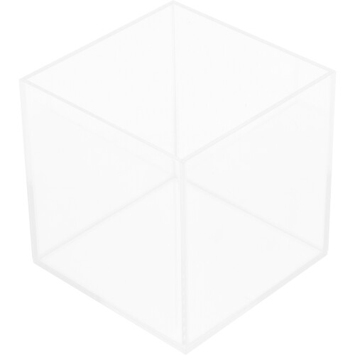 2 Unidades Pequeno Acrílico Para Betta Quadrado