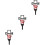 3Pcs Cruz De Cemitério, De Metal Para E Memorial 7