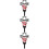 3Pcs Cruz De Cemitério, De Metal Para E Memorial 10