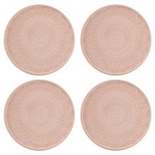 Natural Diatomaceous Earth, Boho Decorative Tray Ultra-Absorbent Stone Coasters For Quick Drying, Farmhouse Charm For Sustainable Eco-Friendly Lifesty