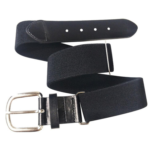 Baseball Softball Belt Adjustable 27.5 to 51.1in with Leather Tab