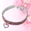 Puppy Pet Necklace Heart Pattern Collar Adjustable 4