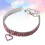 Puppy Pet Necklace Heart Pattern Collar Adjustable 7