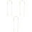 3St Bruids Haarband Wit, Decoratieve Accessoires Voor Vrouwen 4